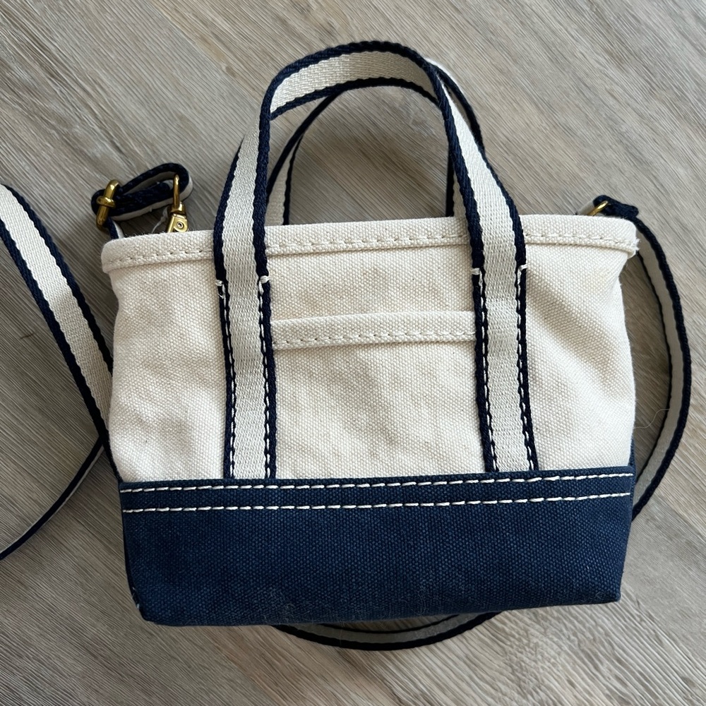 BRAND NEW J.Crew Canvas Mini Tote